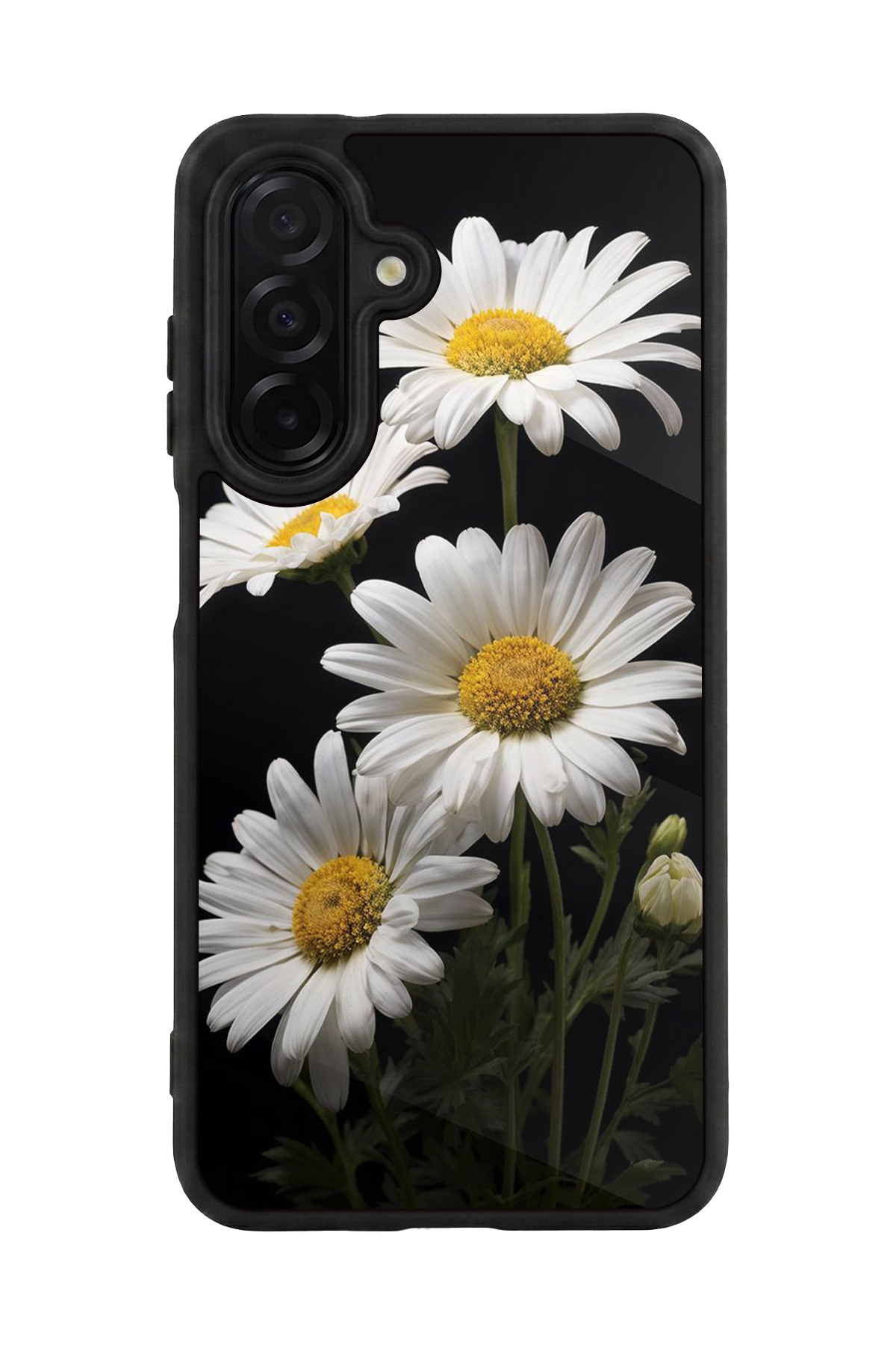 Samsung Galaxy A36 Uyumlu Papatya Tasarımlı Glossy Premium Kılıf