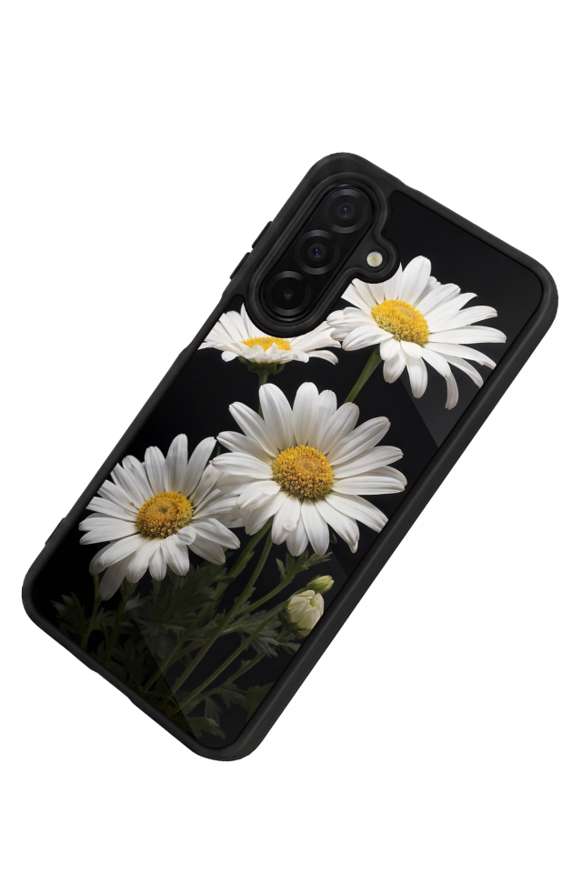 Samsung Galaxy A36 Uyumlu Papatya Tasarımlı Glossy Premium Kılıf