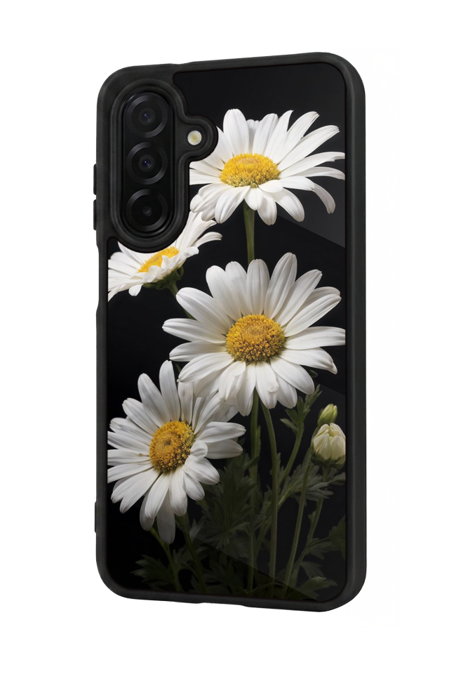 Samsung Galaxy A36 Uyumlu Papatya Tasarımlı Glossy Premium Kılıf
