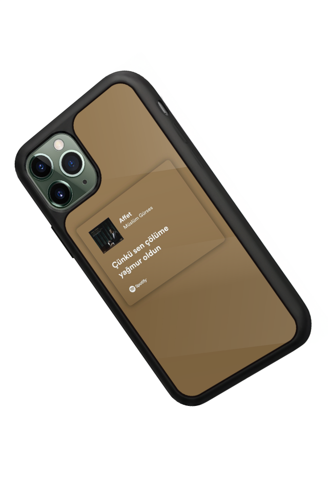 iPhone 11 Pro Max Uyumlu Sarki Sozleri Tasarımlı Glossy Premium Kılıf