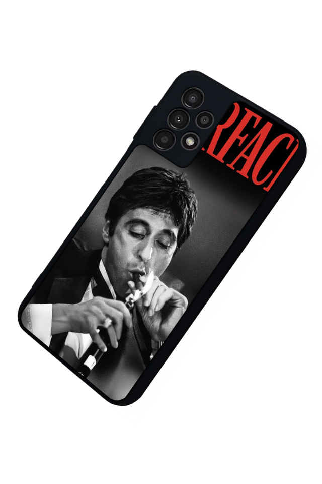 Samsung Galaxy A23 Uyumlu Scarface Tasarımlı Glossy Premium Kılıf