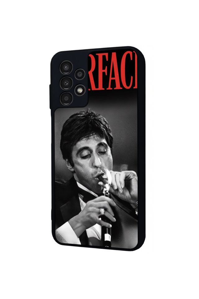 Samsung Galaxy A23 Uyumlu Scarface Tasarımlı Glossy Premium Kılıf