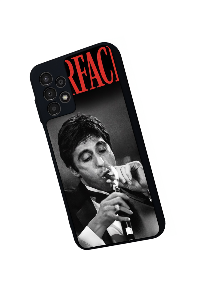 Samsung Galaxy A23 Uyumlu Scarface Tasarımlı Glossy Premium Kılıf