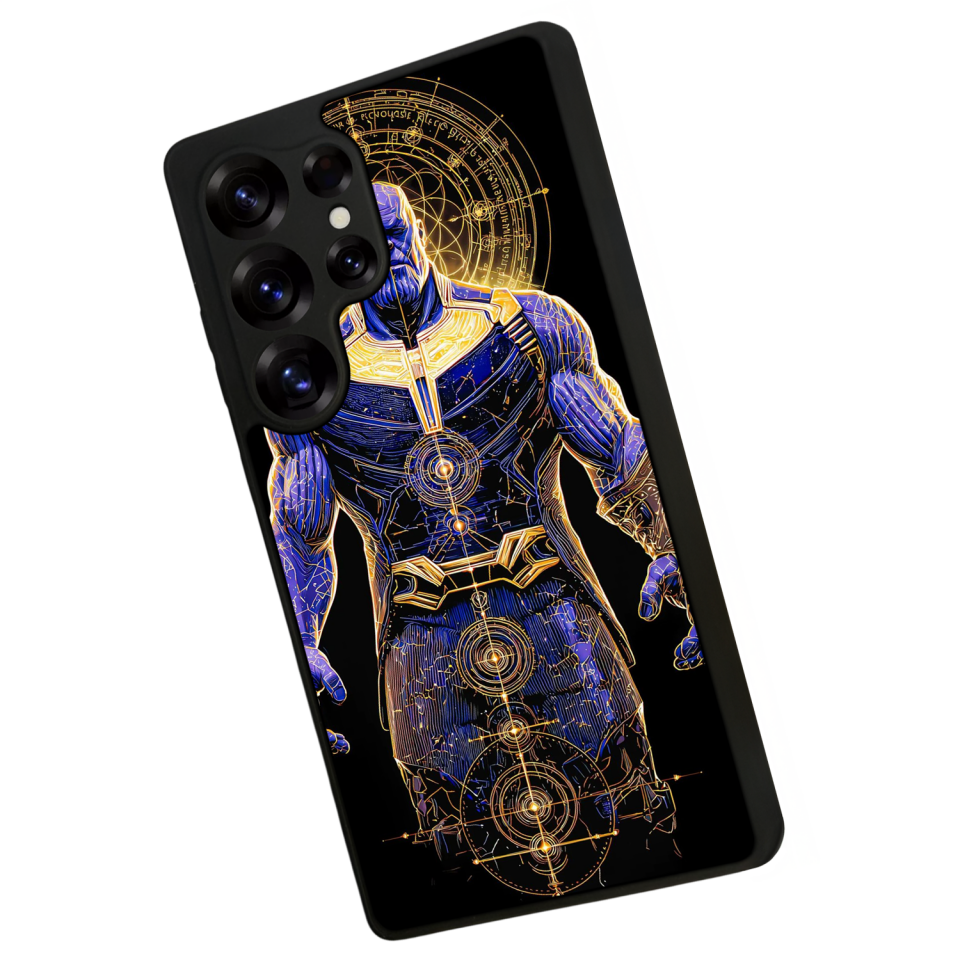 Samsung Galaxy S25 Ultra Uyumlu Thanos Tasarımlı Glossy Premium Kılıf