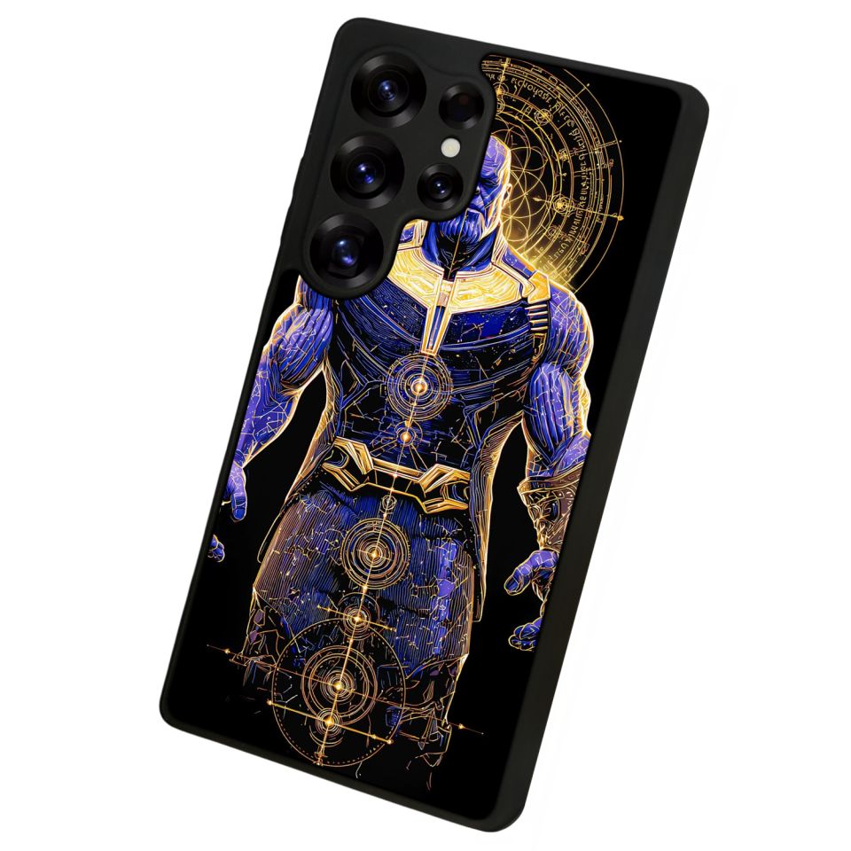 Samsung Galaxy S25 Ultra Uyumlu Thanos Tasarımlı Glossy Premium Kılıf