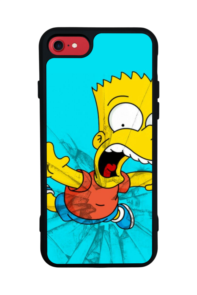 iPhone 8 Uyumlu The Simpsons Tasarımlı Glossy Premium Kılıf