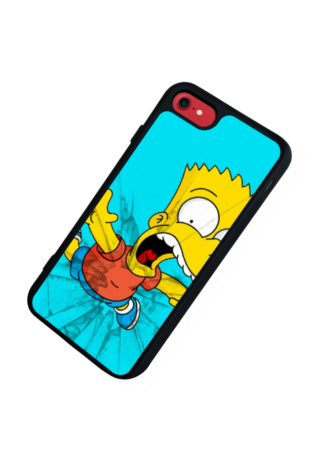 iPhone 8 Uyumlu The Simpsons Tasarımlı Glossy Premium Kılıf