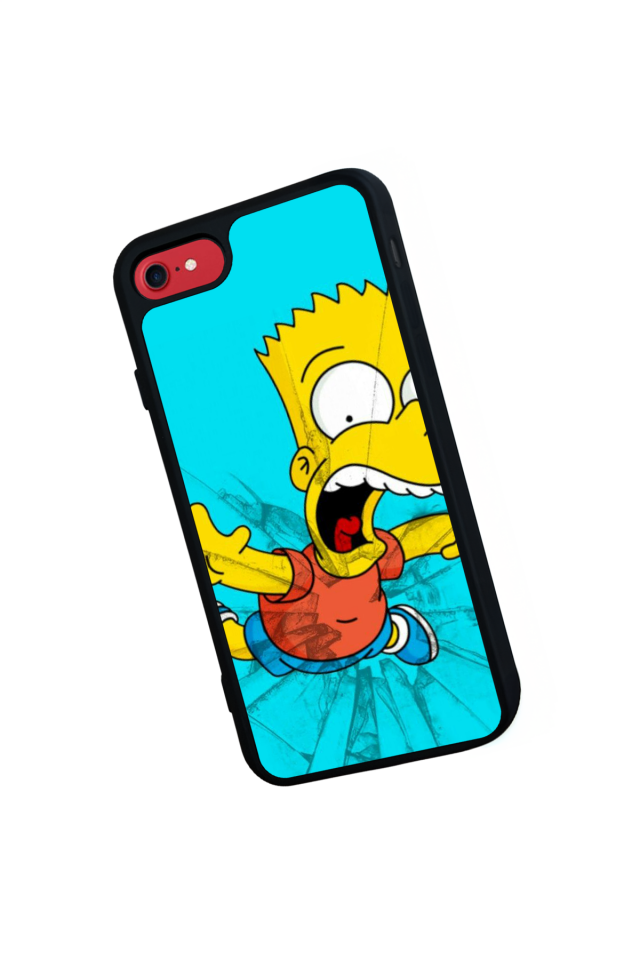 iPhone 8 Uyumlu The Simpsons Tasarımlı Glossy Premium Kılıf