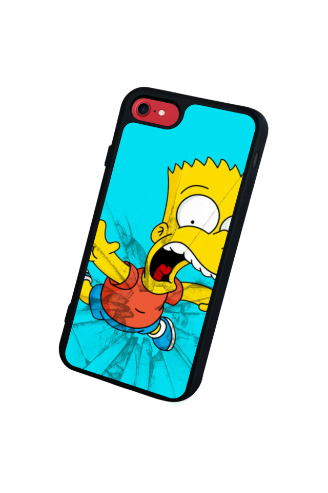 iPhone 8 Uyumlu The Simpsons Tasarımlı Glossy Premium Kılıf
