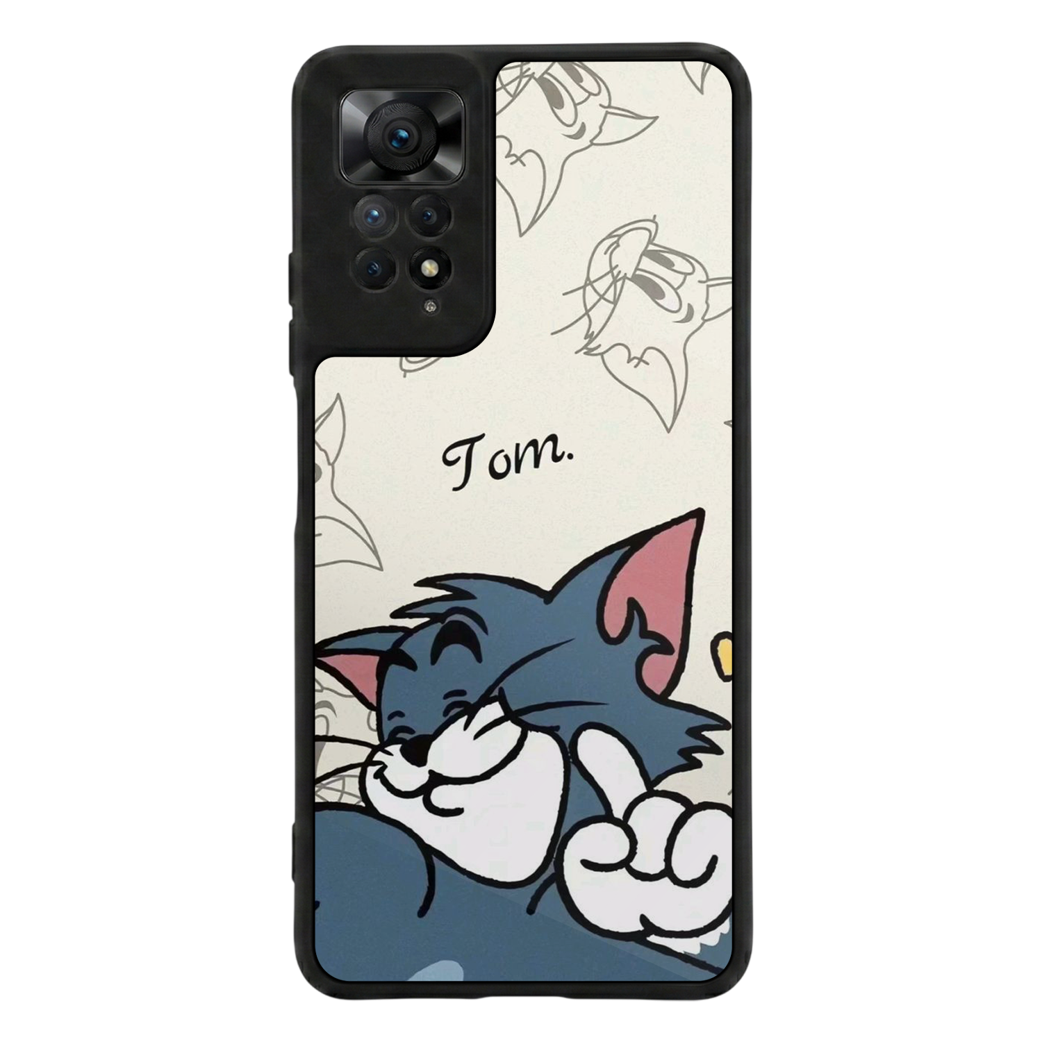 Xiaomi Redmi Note 11 Pro Uyumlu Tom And Jerry Tasarımlı Glossy Premium Kılıf