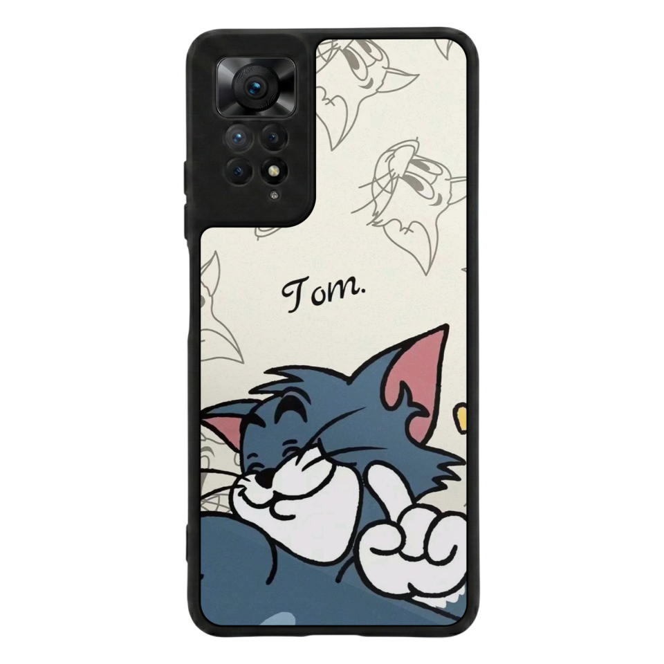 Xiaomi Redmi Note 11 Pro Uyumlu Tom And Jerry Tasarımlı Glossy Premium Kılıf