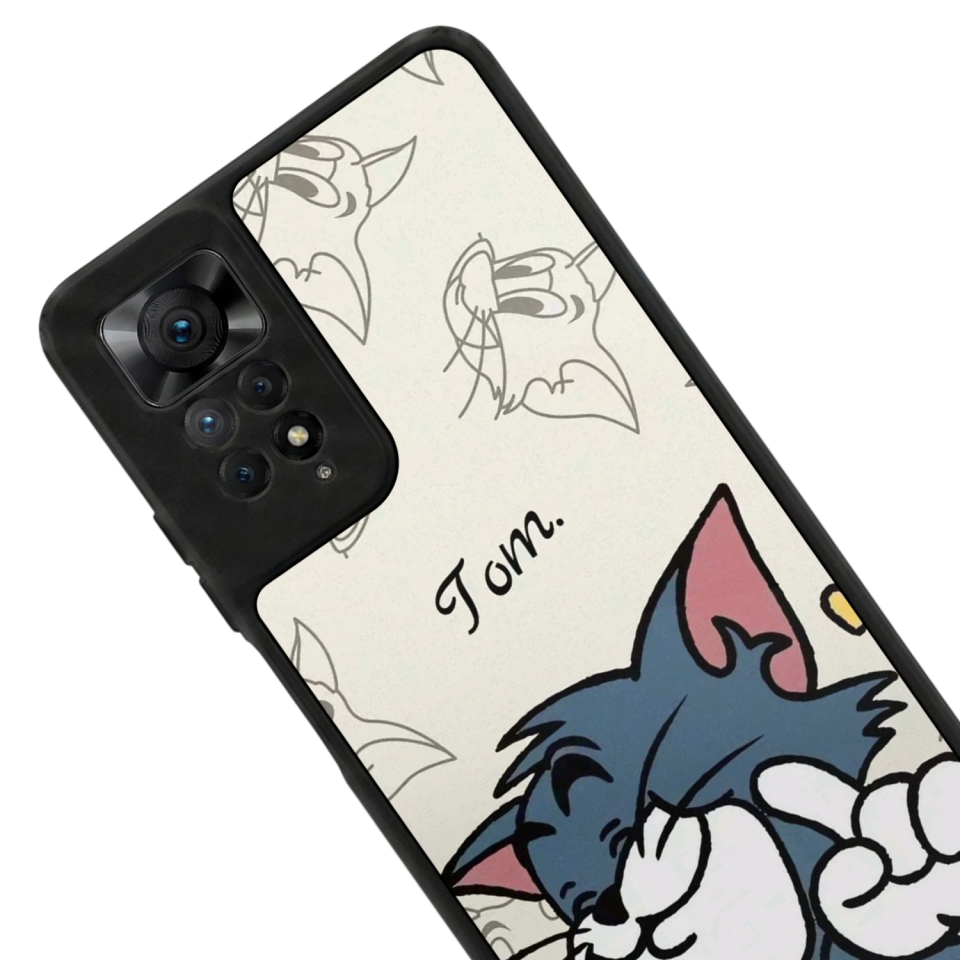 Xiaomi Redmi Note 11 Pro Uyumlu Tom And Jerry Tasarımlı Glossy Premium Kılıf