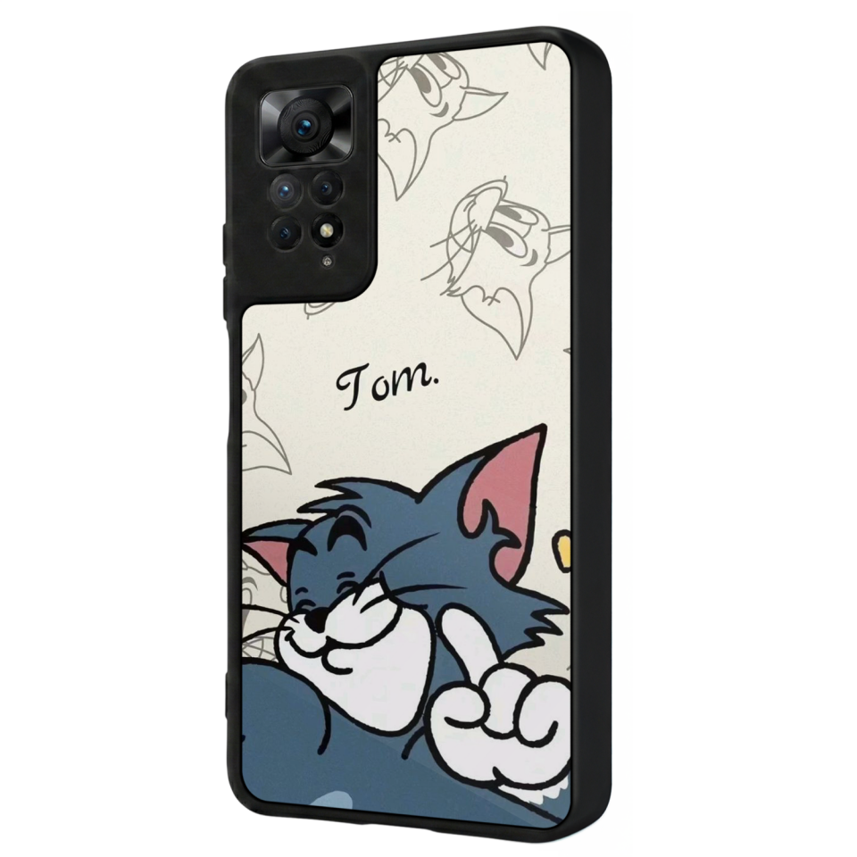 Xiaomi Redmi Note 11 Pro Uyumlu Tom And Jerry Tasarımlı Glossy Premium Kılıf