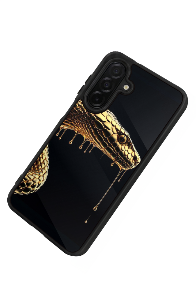 Samsung Galaxy A56 Uyumlu Yılan Tasarımlı Glossy Premium Kılıf