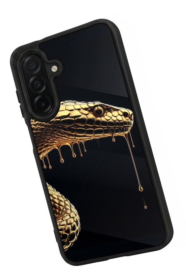 Samsung Galaxy A56 Uyumlu Yılan Tasarımlı Glossy Premium Kılıf