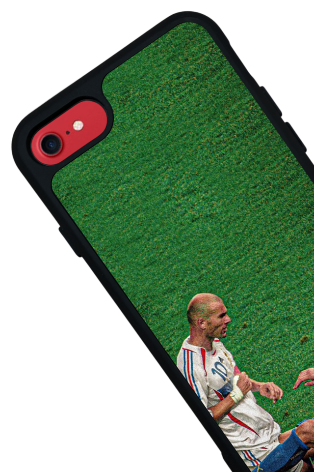 iPhone 7 Uyumlu Zidane Tasarımlı Glossy Premium Kılıf