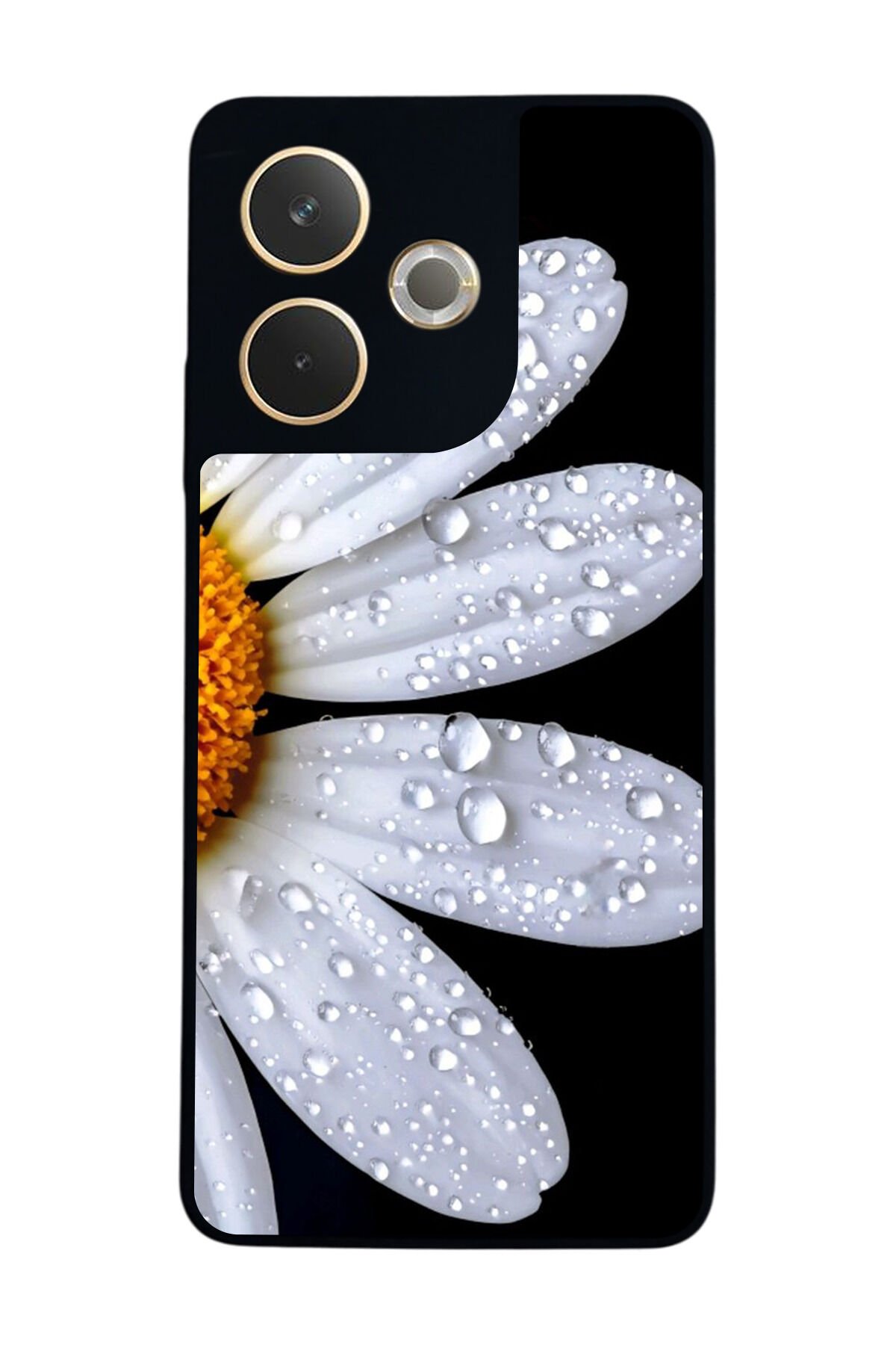 Oppo A5 Pro Uyumlu Cicek Tasarımlı Glossy Premium Kılıf