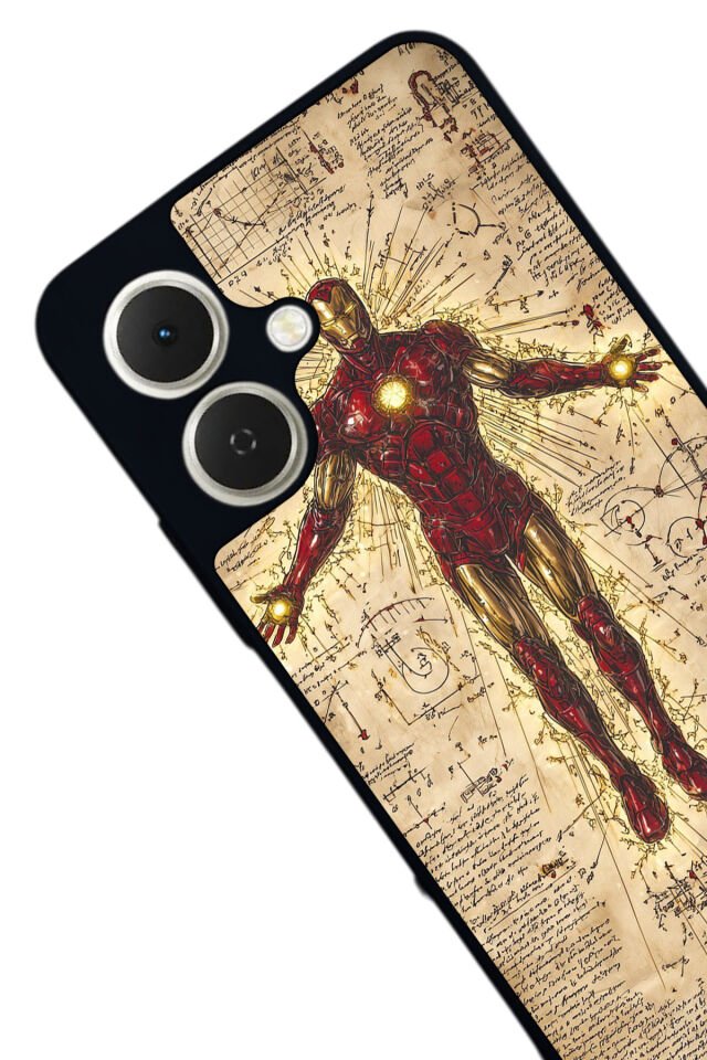 Tecno Spark GO 2 Uyumlu Iron Man ( Demir Adam ) Tasarımlı Glossy Premium Kılıf