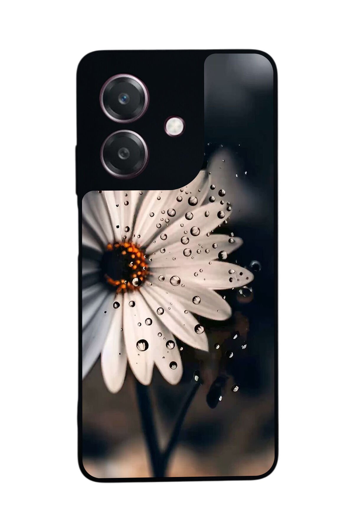 Oppo A3 5G Uyumlu Cicek Tasarımlı Glossy Premium Kılıf