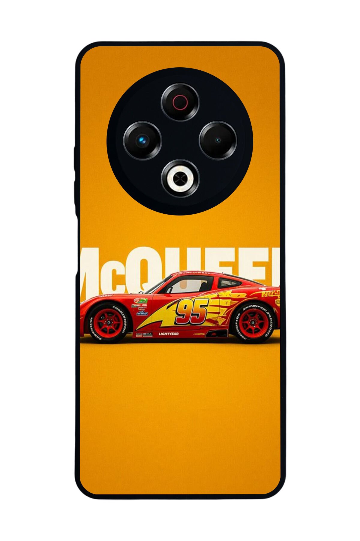 Tecno Spark 30 Uyumlu Simsek McQueen Tasarımlı Glossy Premium Kılıf