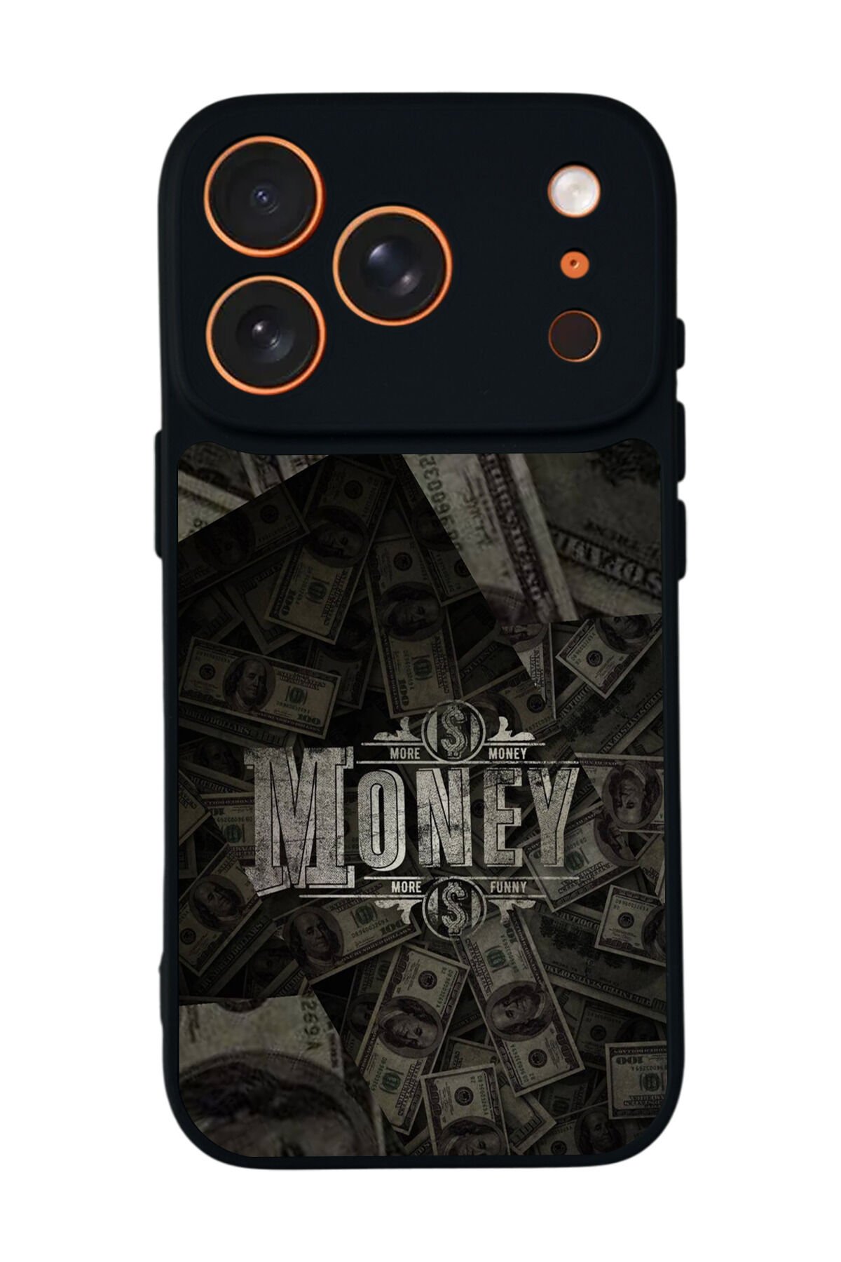 iPhone 17 Pro Uyumlu Money Para Tasarımlı Glossy Premium Kılıf