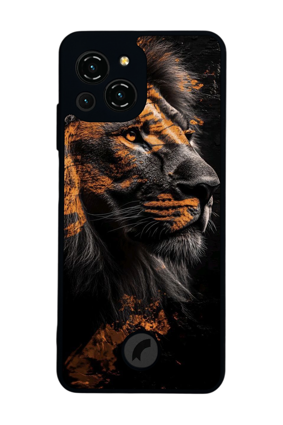 Reeder S23 Pro Max Uyumlu Aslan Tasarımlı Glossy Premium Kılıf