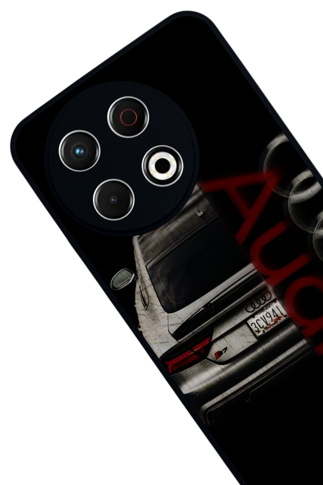 Tecno Spark 30 Pro Uyumlu Audi Tasarımlı Glossy Premium Kılıf