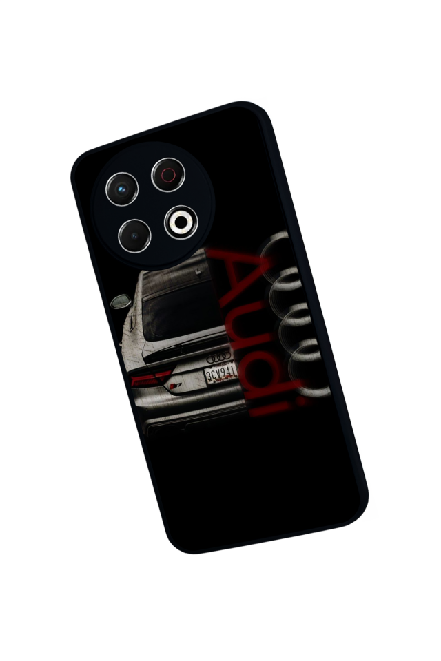 Tecno Spark 30 Pro Uyumlu Audi Tasarımlı Glossy Premium Kılıf