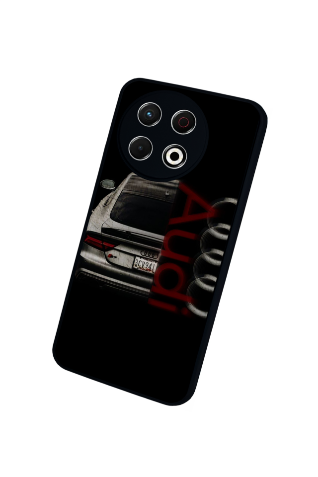 Tecno Spark 30 Pro Uyumlu Audi Tasarımlı Glossy Premium Kılıf