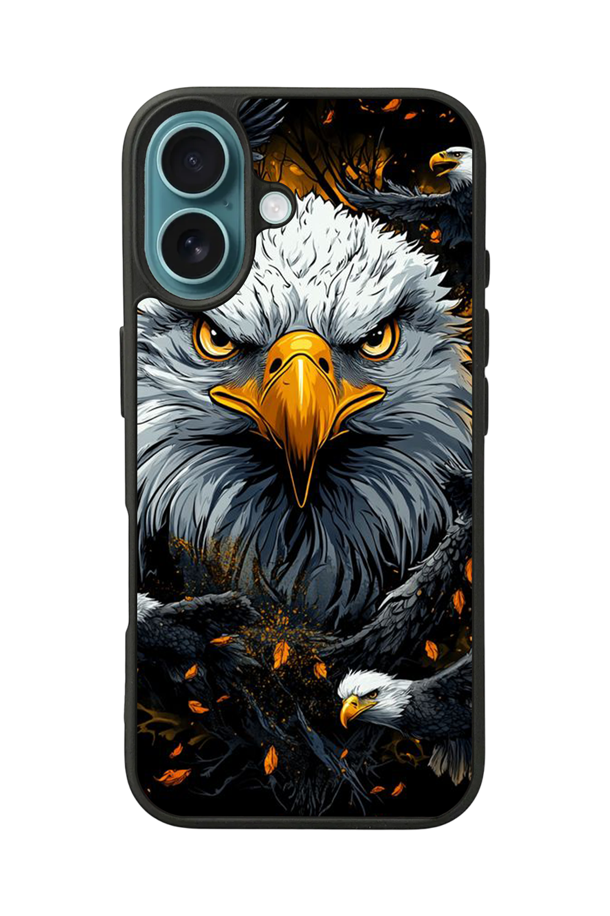 iPhone 16 Uyumlu Besiktas Tasarımlı Glossy Premium Kılıf