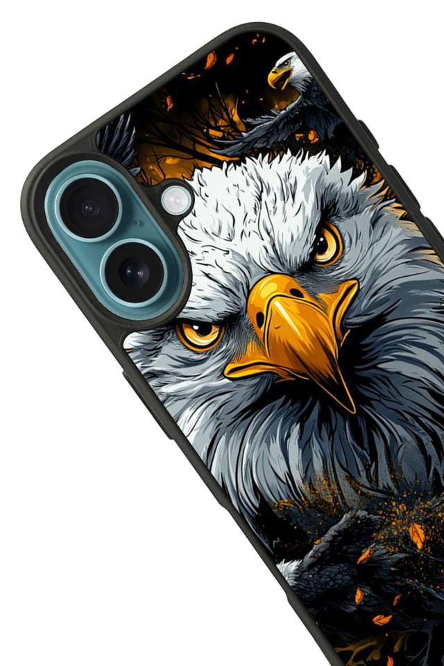 iPhone 16 Uyumlu Besiktas Tasarımlı Glossy Premium Kılıf