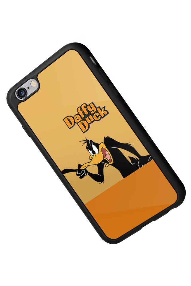 iPhone 6 Plus Uyumlu Daffy duck Tasarımlı Glossy Premium Kılıf