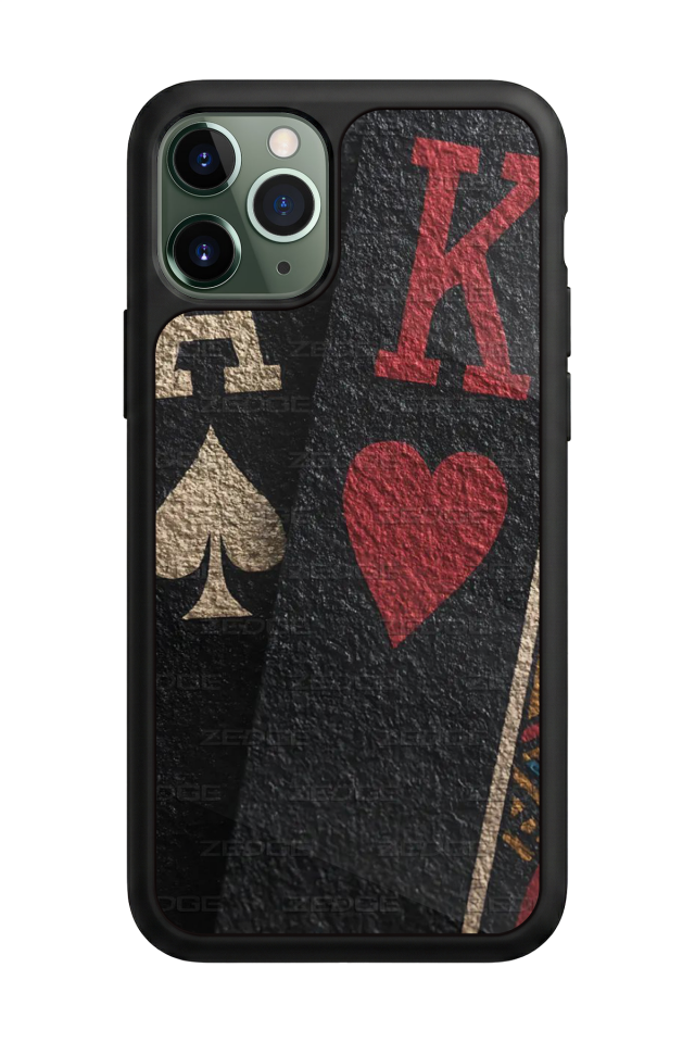iPhone 11 Pro Uyumlu Kart Tasarımlı Glossy Premium Kılıf