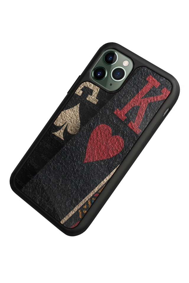 iPhone 11 Pro Uyumlu Kart Tasarımlı Glossy Premium Kılıf