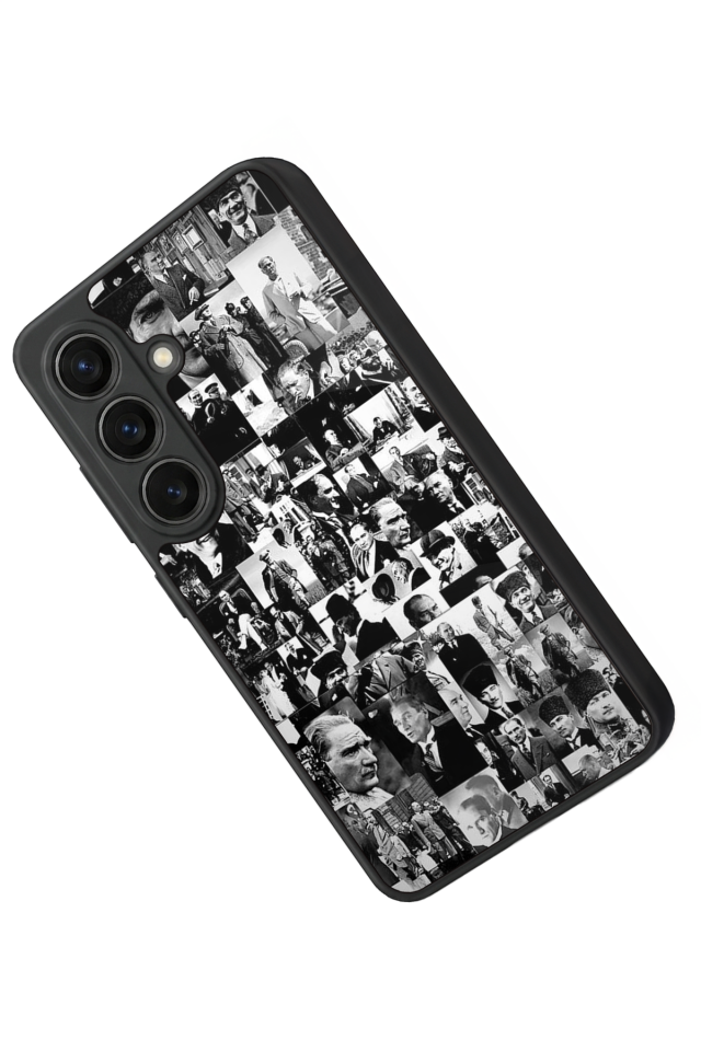 Samsung Galaxy S26 Uyumlu Mustafa Kemal Ataturk Tasarımlı Glossy Premium Kılıf