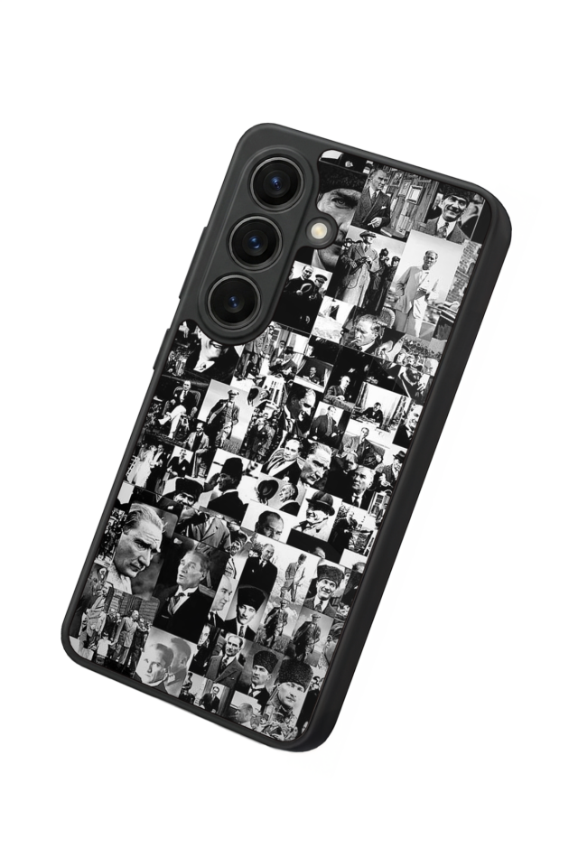 Samsung Galaxy S26 Uyumlu Mustafa Kemal Ataturk Tasarımlı Glossy Premium Kılıf
