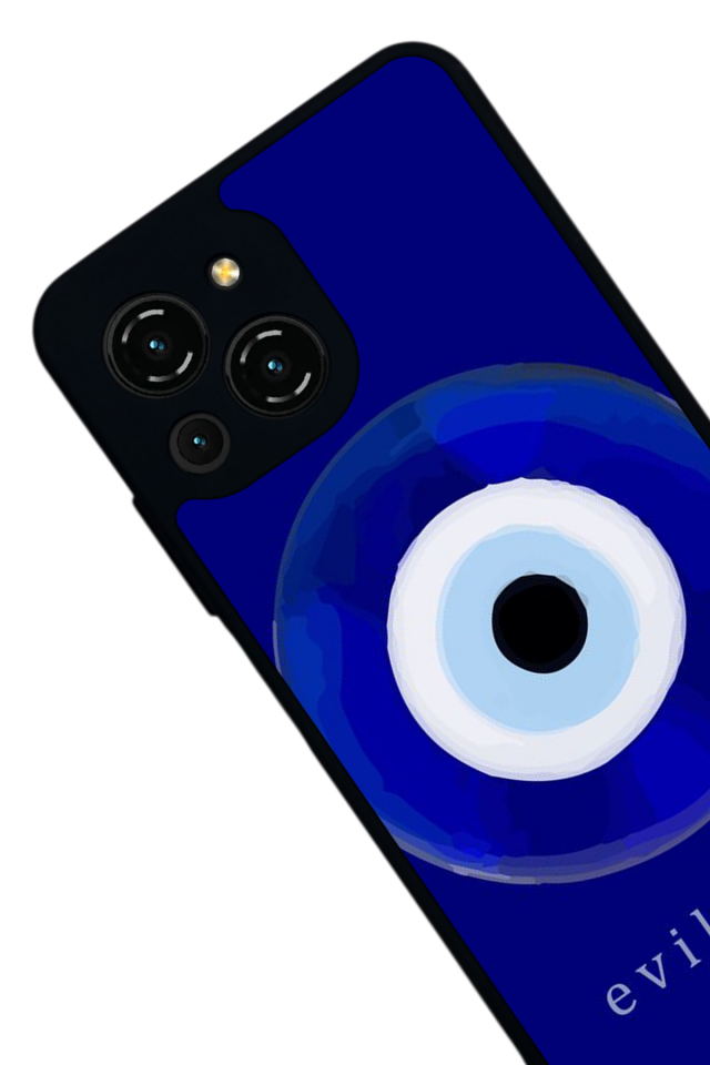 Reeder S23 Pro Max Uyumlu Nazar Tasarımlı Glossy Premium Kılıf