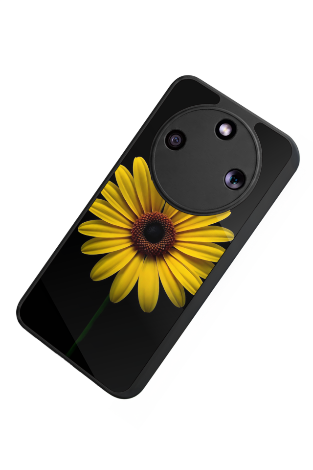 Honor Magic 8 Lite Uyumlu Papatya Tasarımlı Glossy Premium Kılıf
