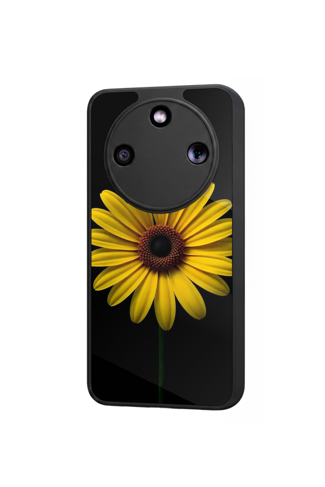 Honor Magic 8 Lite Uyumlu Papatya Tasarımlı Glossy Premium Kılıf