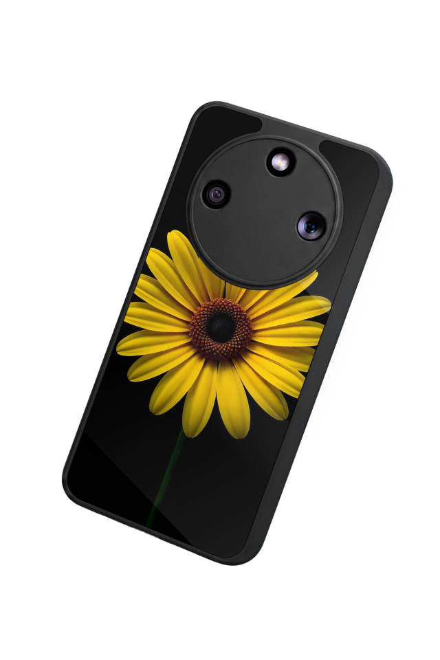 Honor Magic 8 Lite Uyumlu Papatya Tasarımlı Glossy Premium Kılıf