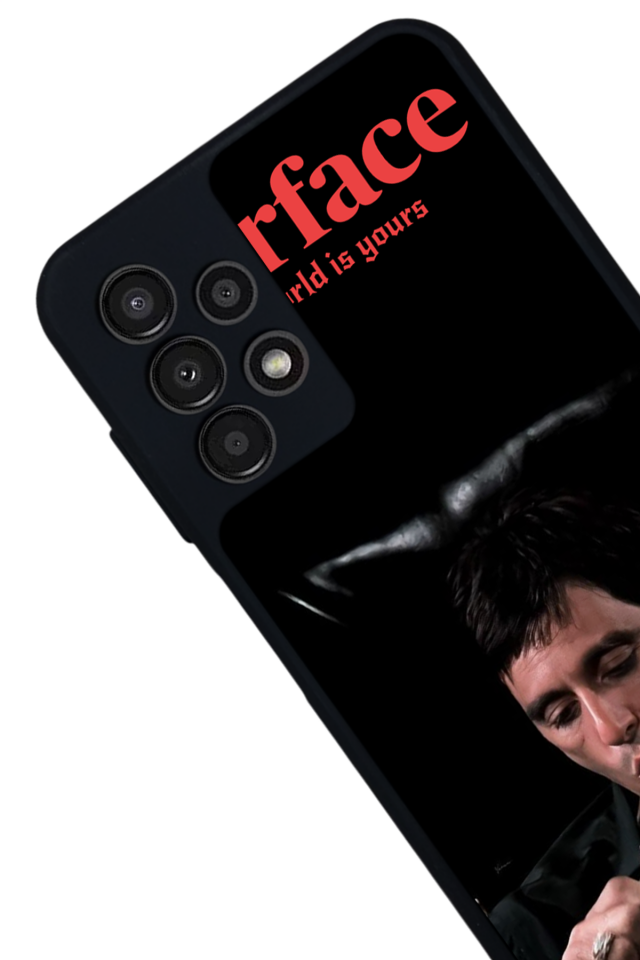 Samsung Galaxy A23 Uyumlu Scarface Tasarımlı Glossy Premium Kılıf