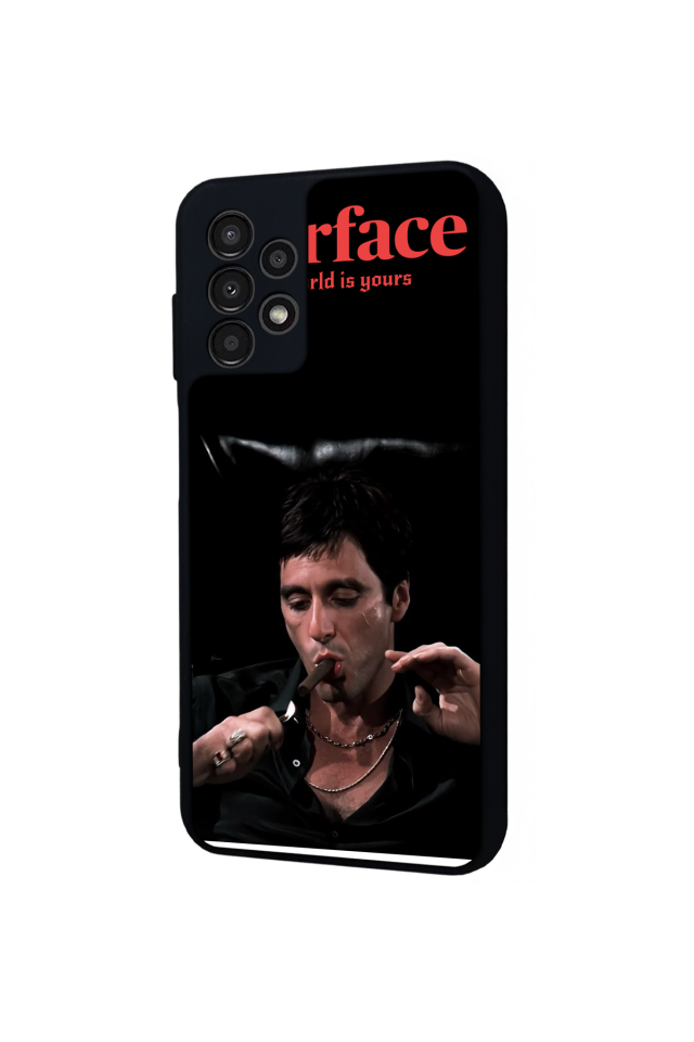 Samsung Galaxy A23 Uyumlu Scarface Tasarımlı Glossy Premium Kılıf