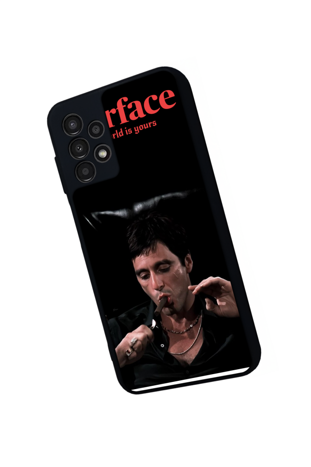 Samsung Galaxy A23 Uyumlu Scarface Tasarımlı Glossy Premium Kılıf