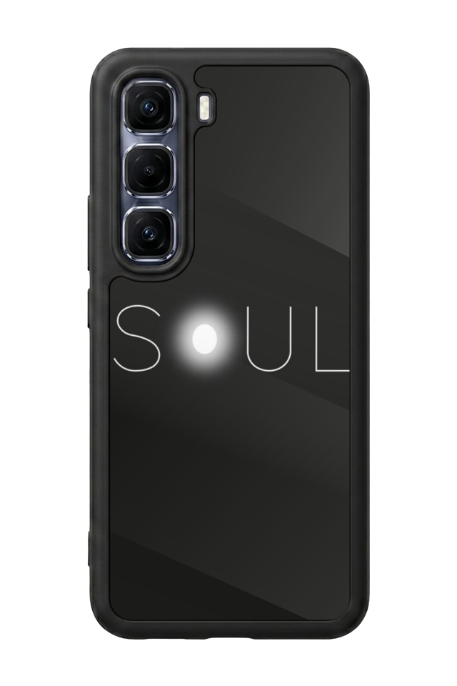 Infinix Hot 60 Pro Plus Uyumlu SOUL Tasarımlı Glossy Premium Kılıf