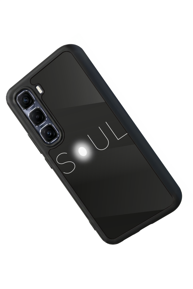 Infinix Hot 60 Pro Plus Uyumlu SOUL Tasarımlı Glossy Premium Kılıf