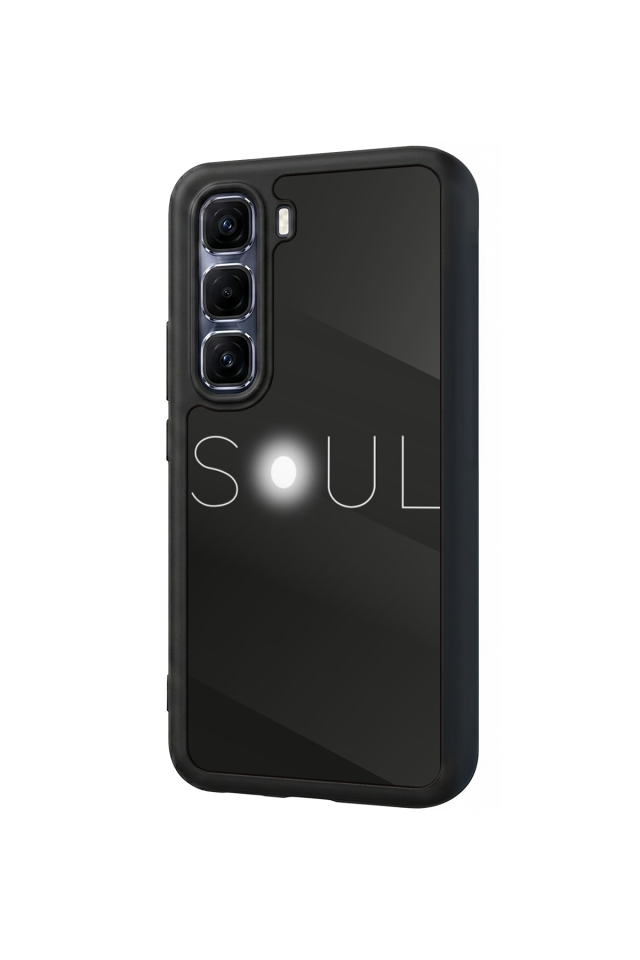 Infinix Hot 60 Pro Plus Uyumlu SOUL Tasarımlı Glossy Premium Kılıf