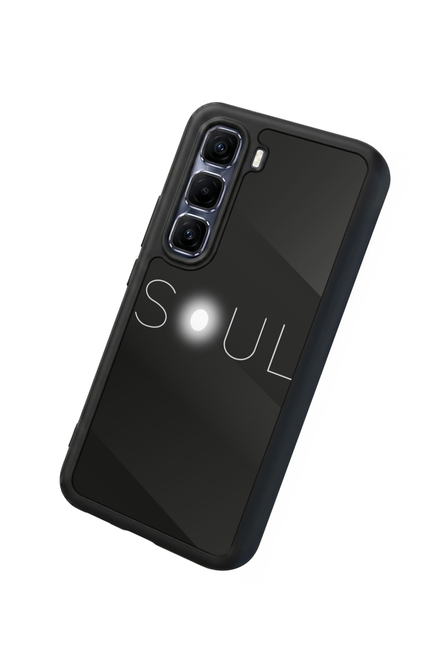 Infinix Hot 60 Pro Plus Uyumlu SOUL Tasarımlı Glossy Premium Kılıf