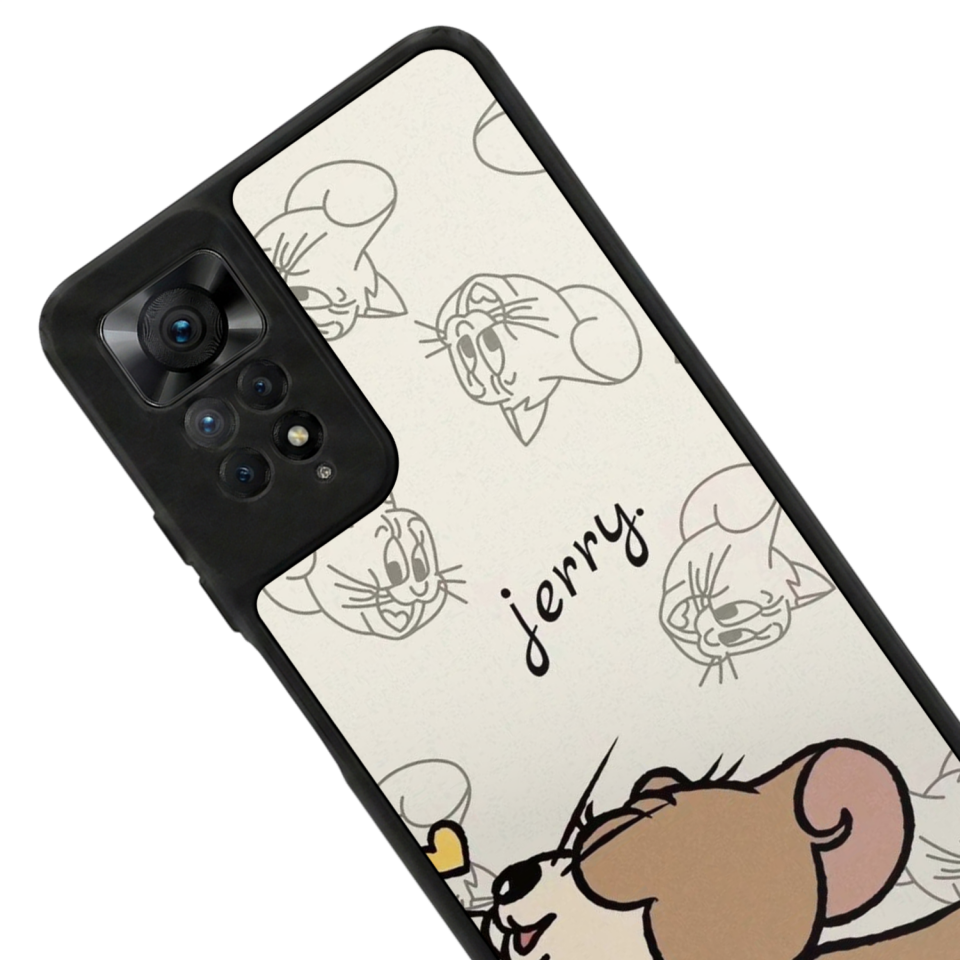 Xiaomi Redmi Note 11 Pro Uyumlu Tom And Jerry Tasarımlı Glossy Premium Kılıf
