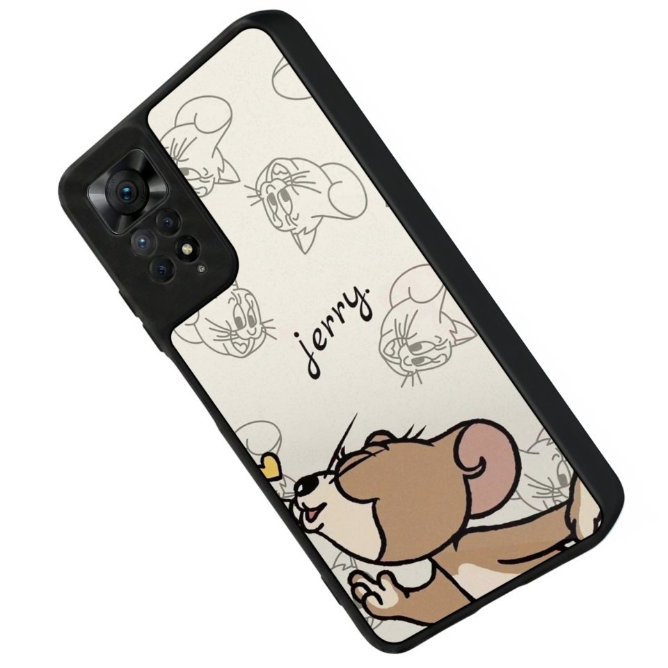 Xiaomi Redmi Note 11 Pro Uyumlu Tom And Jerry Tasarımlı Glossy Premium Kılıf