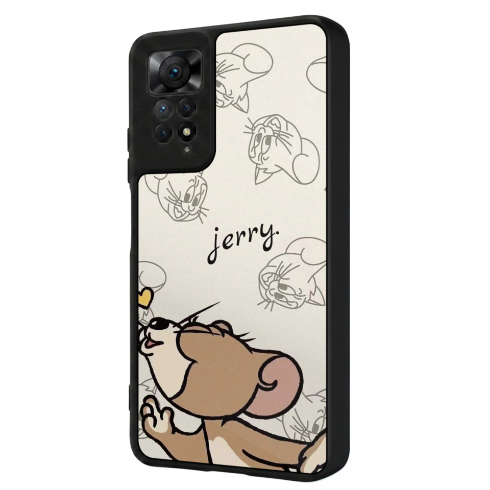 Xiaomi Redmi Note 11 Pro Uyumlu Tom And Jerry Tasarımlı Glossy Premium Kılıf